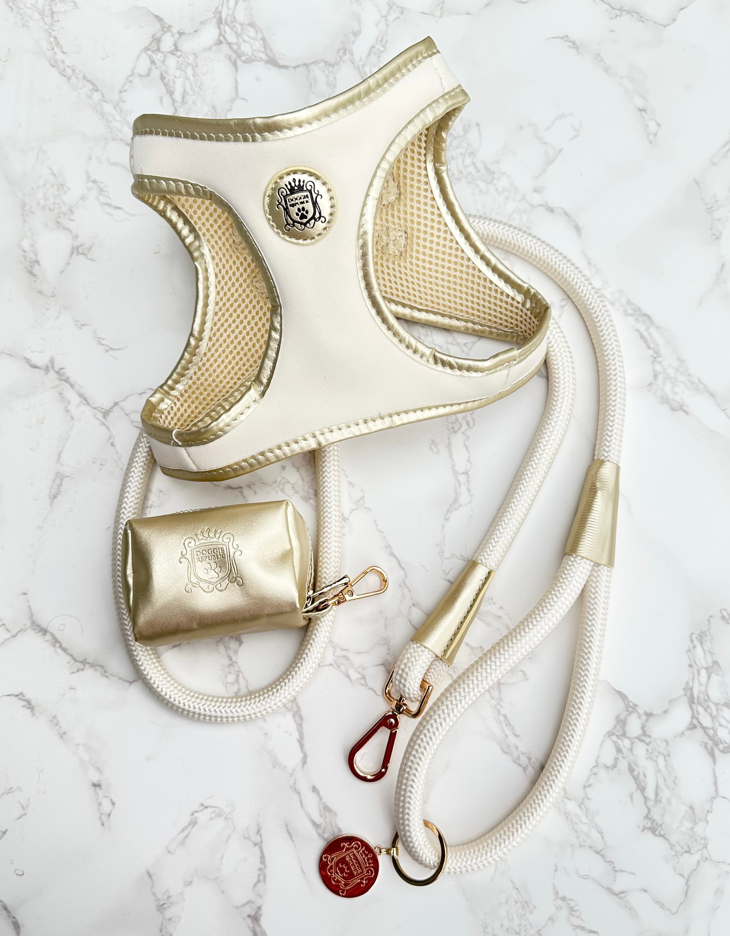 The Classic Harness Set - Champagne