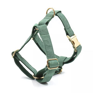 The Corduroy Collection Harness - Forest